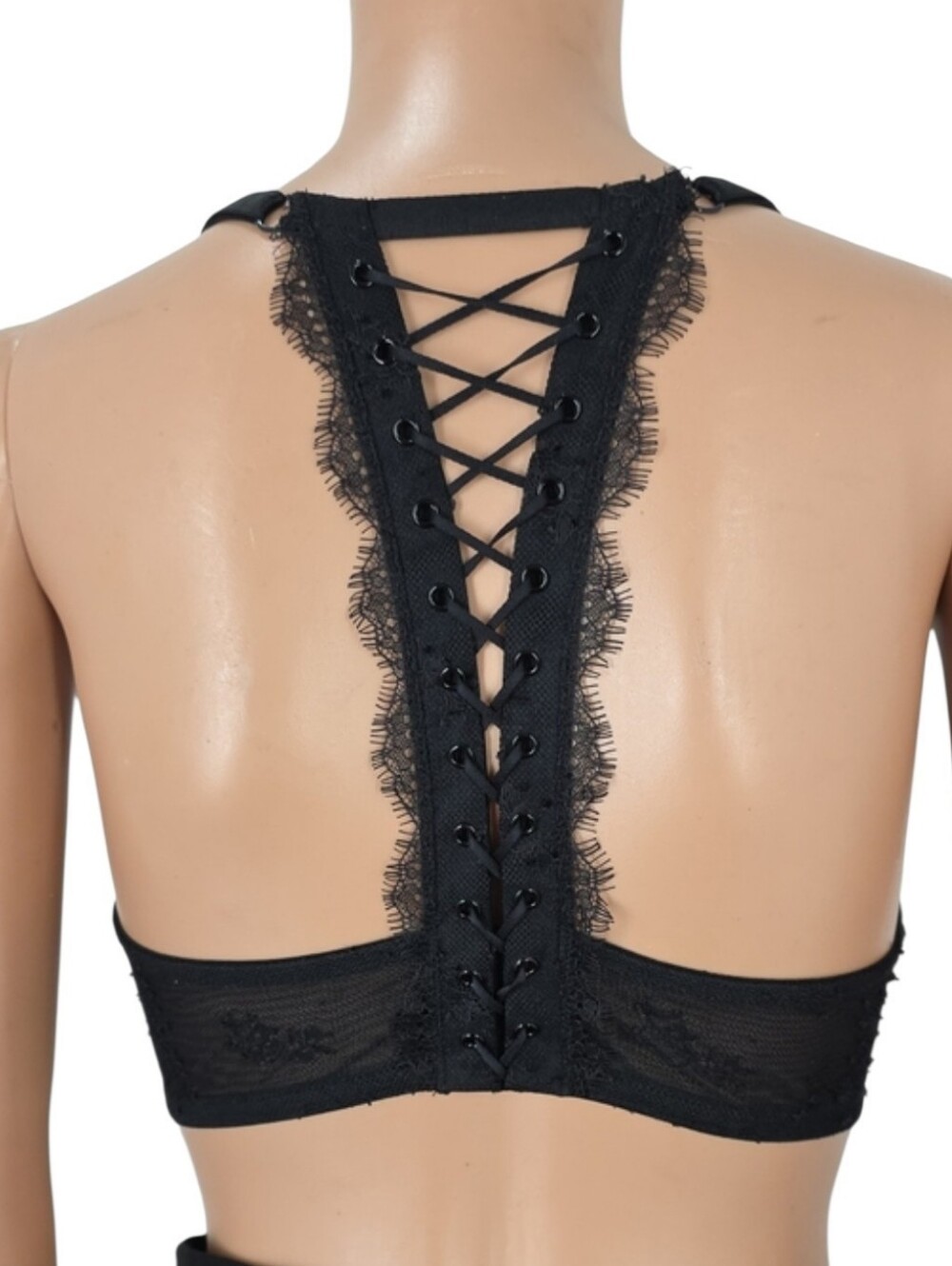 Victoria's Secret 34D Black Lace Very Sexy Push Up Padded Underwire Bra